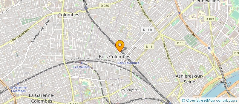 localisation de l'entreprise MADAME LAILA LAKKARI à BOIS-COLOMBES