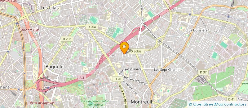 localisation de l'entreprise MADAME LAILA LECHGUAR à MONTREUIL