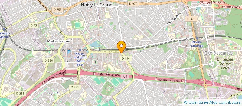 localisation de l'entreprise MADAME LAILA MEKHEFI à NOISY-LE-GRAND