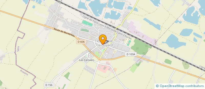 localisation de l'entreprise MADAME LAILA MIDOUCH  VILLENEUVE-LA-GUYARD