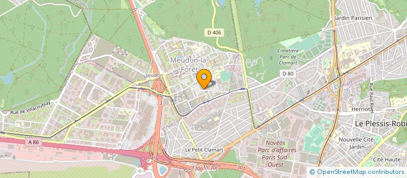 localisation de l'entreprise MADAME LAILA MILOUD-AMEUR à MEUDON