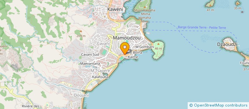 localisation de l'entreprise MADAME LAILA MOHAMED ABDEREMANE à MAMOUDZOU