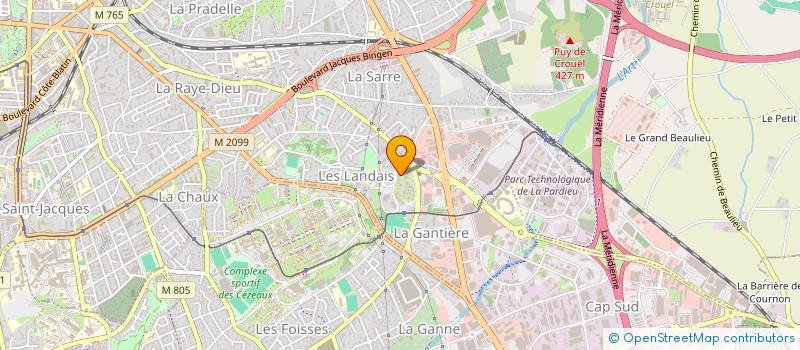 localisation de l'entreprise MADAME LAILA MOUSSA  CLERMONT-FERRAND