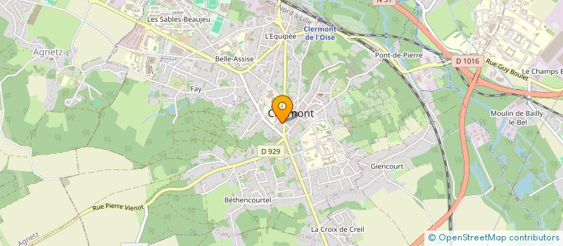 localisation de l'entreprise MADAME LAILA MOUZLAF à CLERMONT