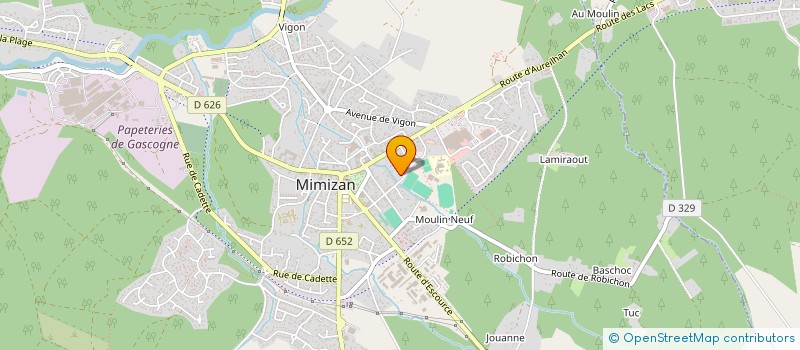 localisation de l'entreprise MADAME LAILA OUGUERRI  MIMIZAN