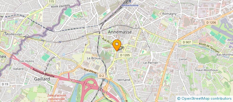 localisation de l'entreprise MADAME LAILA PRADEL  ANNEMASSE