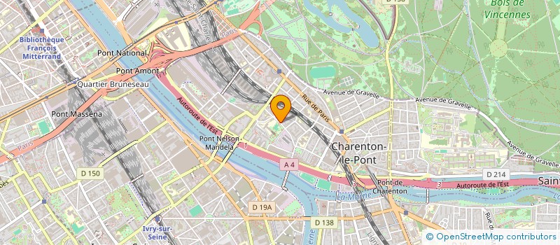 localisation de l'entreprise MADAME LAILA RABAI  CHARENTON-LE-PONT