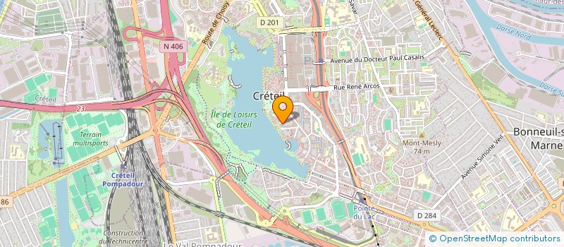 localisation de l'entreprise MADAME LAILA RAKHAIMI  CRETEIL