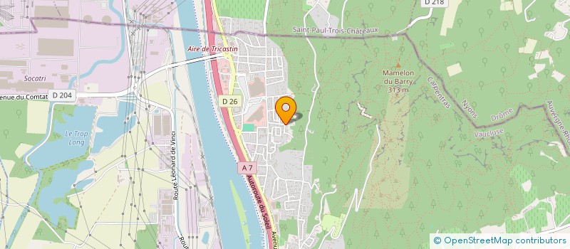 localisation de l'entreprise MADAME LAILA RAKI  BOLLENE