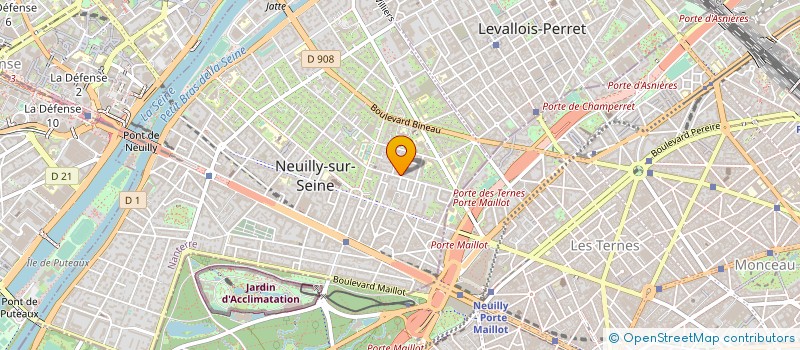 localisation de l'entreprise MADAME LAILA RHLIOUCH à NEUILLY-SUR-SEINE