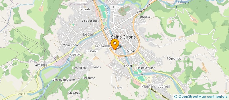 localisation de l'entreprise MADAME LAILA ROUJAS à SAINT-GIRONS