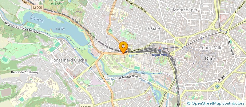 localisation de l'entreprise MADAME LAILINAAYAM COMTOIS à DIJON