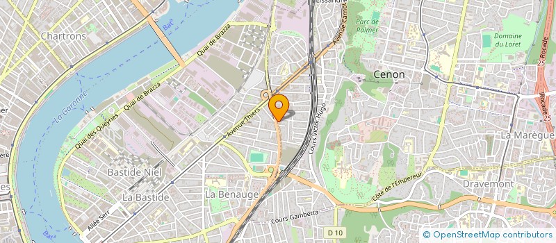 localisation de l'entreprise MADAME LAILLA TAMDI  CENON