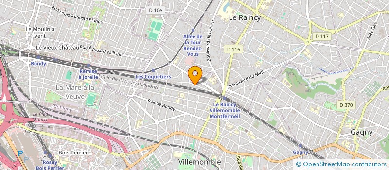 localisation de l'entreprise MADAME LAIS FOULC à VILLEMOMBLE