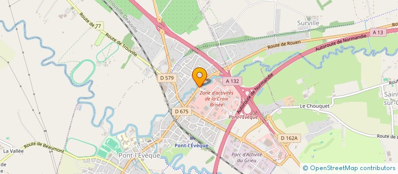 localisation de l'entreprise MADAME LAIS JOSSIC  PONT-L'EVEQUE