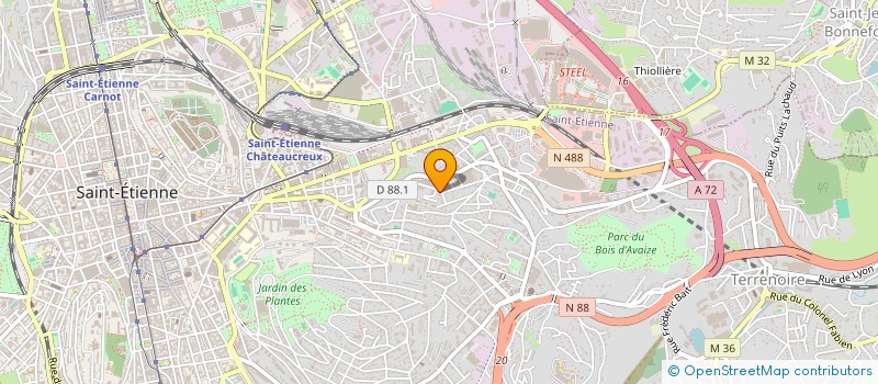 localisation de l'entreprise MADAME LAITAZA MOUHITOU à SAINT-ETIENNE