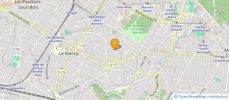 localisation de l'entreprise MADAME LAIVANA SELLAM  LE RAINCY