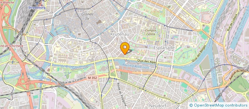 localisation de l'entreprise MADAME LAJAWARD HAQIQI  STRASBOURG