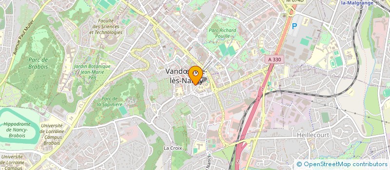 localisation de l'entreprise MADAME LALA ALIEVA à VANDŒUVRE-LES-NANCY