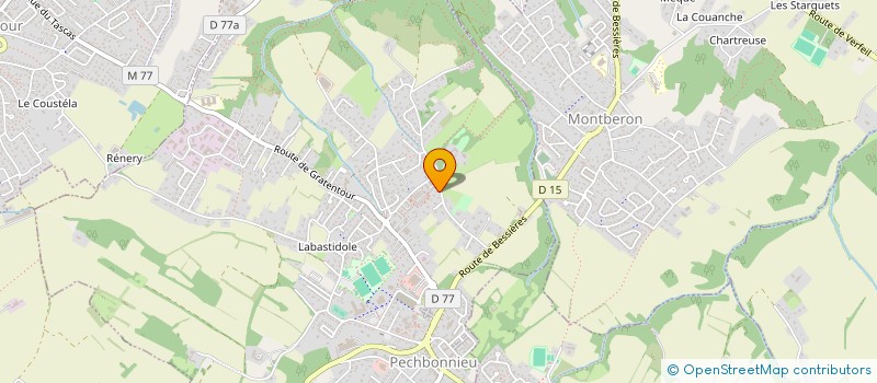 localisation de l'entreprise MADAME LALA DZAMIASHVILI  PECHBONNIEU