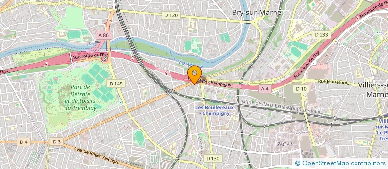 localisation de l'entreprise MADAME LALA SAKHO  CHAMPIGNY-SUR-MARNE