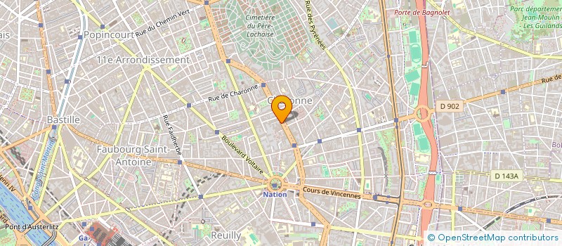 localisation de l'entreprise MADAME LALAFATIMA FERHANE  PARIS