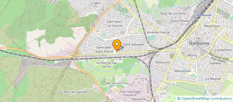 localisation de l'entreprise MADAME LALANDE ANDRIANASOLO à NARBONNE