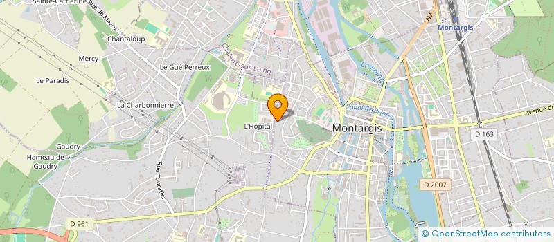 localisation de l'entreprise MADAME LALAO RASOLONJATOVO à MONTARGIS
