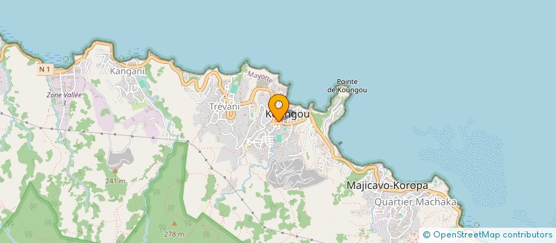 localisation de l'entreprise MADAME LALI LOUTFA SAID à MAMOUDZOU