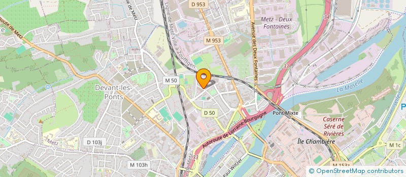 localisation de l'entreprise MADAME LALIA AMOKRANE  METZ