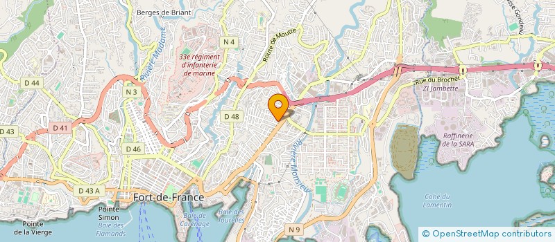 localisation de l'entreprise MADAME LALIA ARIBOT  FORT-DE-FRANCE