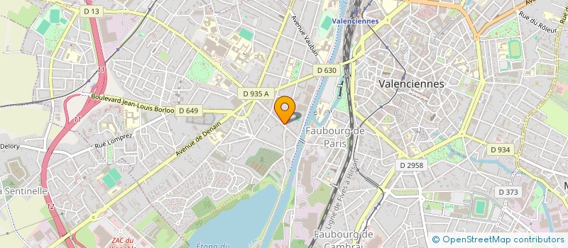 localisation de l'entreprise MADAME LALIA BOULAL  VALENCIENNES