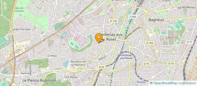 localisation de l'entreprise MADAME LALIA DIAKHO à FONTENAY-AUX-ROSES