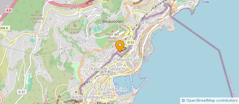 localisation de l'entreprise MADAME LALIA NEDJAI  BEAUSOLEIL