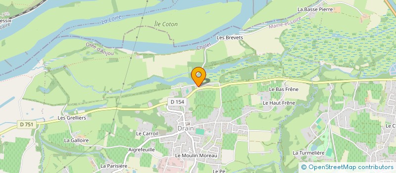 localisation de l'entreprise MADAME LALIE BOUCHET  OREE-D'ANJOU