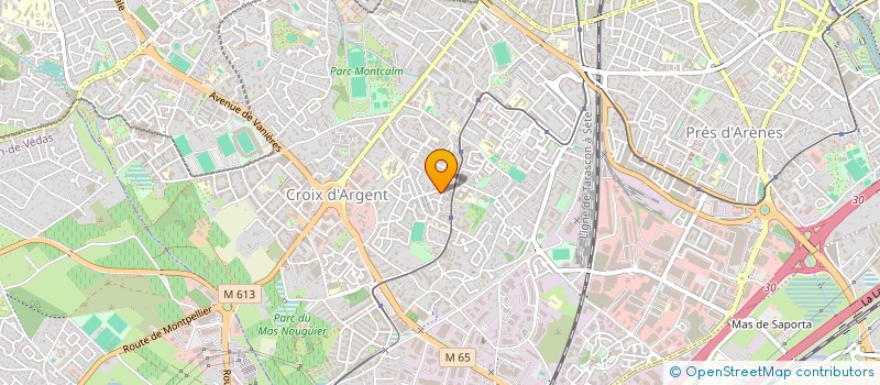 localisation de l'entreprise MADAME LALIE MALEFOND à MONTPELLIER