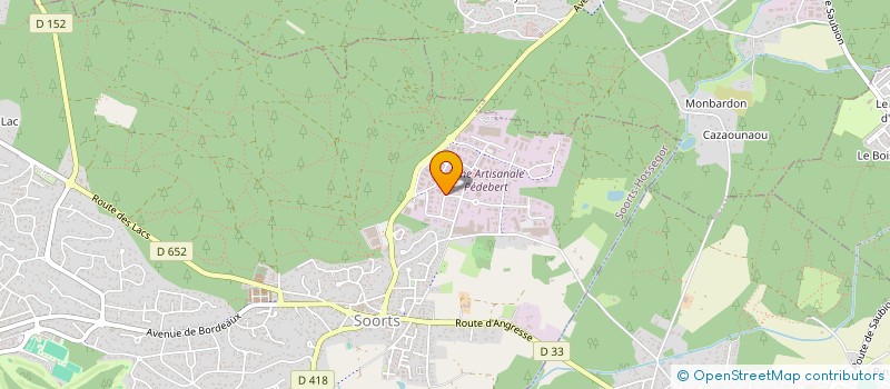 localisation de l'entreprise MADAME LALIE ROSIQUE  SOORTS-HOSSEGOR