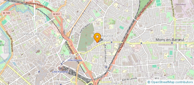 localisation de l'entreprise MADAME LALINDA CHAISANGRAJ  LILLE