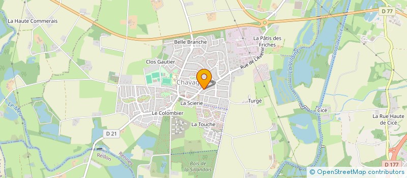 localisation de l'entreprise MADAME LALITA SAIDOVA  CHAVAGNE