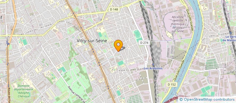 localisation de l'entreprise MADAME LALLA ASMAA EL JAZOULI à VITRY-SUR-SEINE