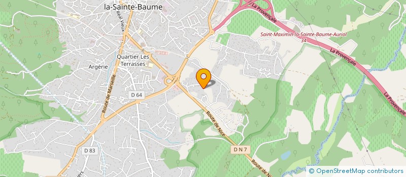 localisation de l'entreprise MADAME LALLA BELHASSAN  SAINT-MAXIMIN-LA-SAINTE-BAUME