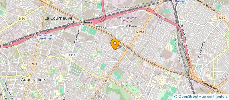 localisation de l'entreprise MADAME LALLA CAMARA à LA COURNEUVE