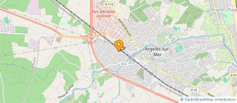 localisation de l'entreprise MADAME LALLA DADDA-AMAMI TAHIRI à ARGELES-SUR-MER