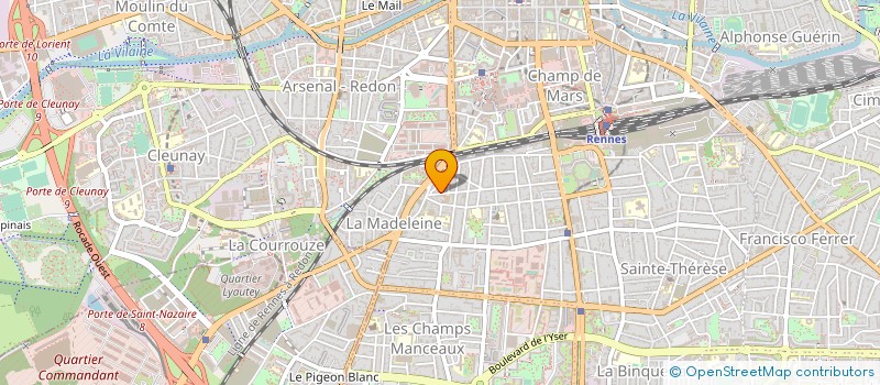 localisation de l'entreprise MADAME LALLA RACHIDA DAOUDI  RENNES