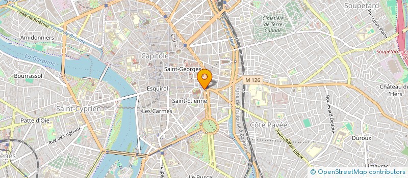 localisation de l'entreprise MADAME LALLA TOURE  TOULOUSE