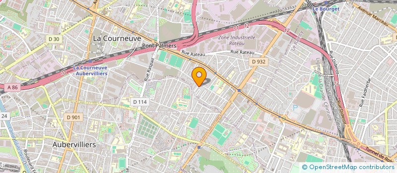 localisation de l'entreprise MADAME LALLIA OUMRAIENE à LA COURNEUVE