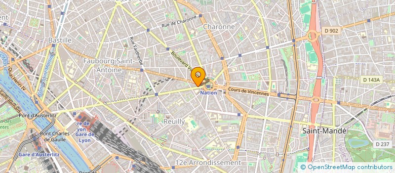 localisation de l'entreprise MADAME LALLIE MOAL  PARIS