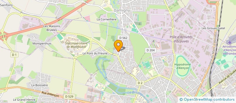 localisation de l'entreprise MADAME LALOUE VAIDIS à DAMIGNY