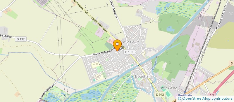 localisation de l'entreprise MADAME LALY IWANCZYSZAK  BOUCHAIN