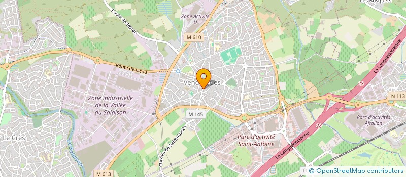 localisation de l'entreprise MADAME LALY MICHEL à VENDARGUES